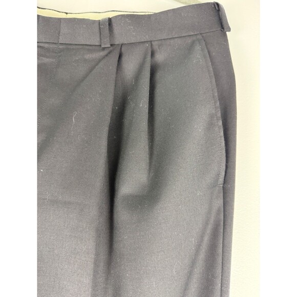 Lauren Ralph Lauren Wool cuffed Charcoal Pleated Dress Pants 34X34 - Picture 16 of 16